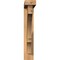 Ekena Millwork Balboa Block Smooth Bracket w/ Offset Brace, Western Red Cedar, 3 1/2"W x 20"D x 20"H BKT0402X20X20BOA05SWR - alternate 3
